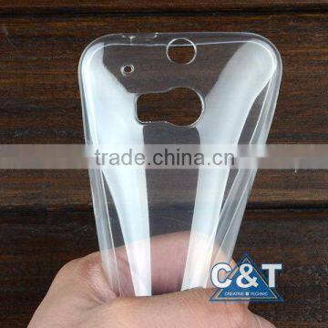 C&T Super Thin 0.3MM Clear SoftGel Flexible TPU Case for HTC One Smart Phone M7 photo-5