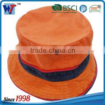 Wholesale Orange Blank Bucket Hat/Cap