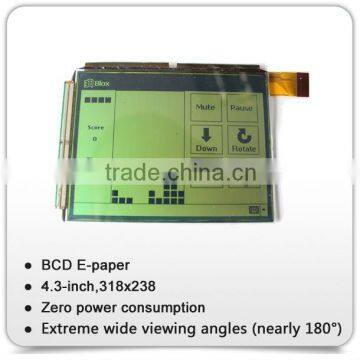 e-ink display panel 318x238 e paper display module, e-ink display manufacture