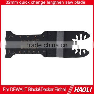 32mm(1-1/4") E-cut quick release lengthen standard oscillating muti tool saw blade for fast cutting wood, at good price