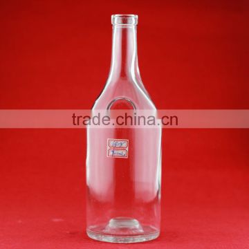 Good quality fancy wing shape bottles pinnadeeds vodka bottles 700ml stickers spirit bottles