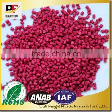 Virgin Masterbatch, Color masterbatch, High covering, disperse evenly Rose Red masterbatch