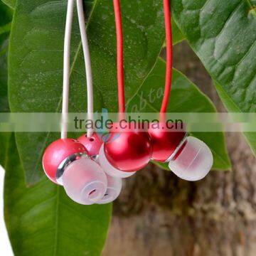 Yabta Ball Shaped Cherry Headset Heavy Bass Metal Earphone With Mic