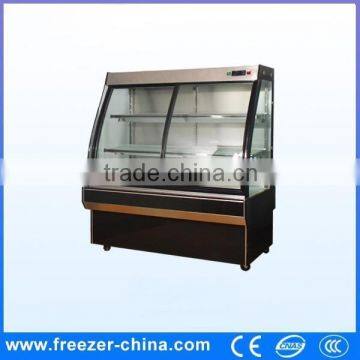 Factory sale hight guality and low price food display cabinet refrigerate used in supermarket or store