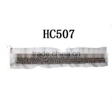 Fashion handmade beaded lace trim for garment deisgn