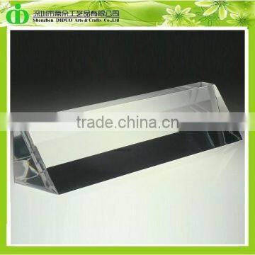 DDB-0025 ISO9001 Chinese Manufacture Sells Clear 10" Acrylic Desk Wedge