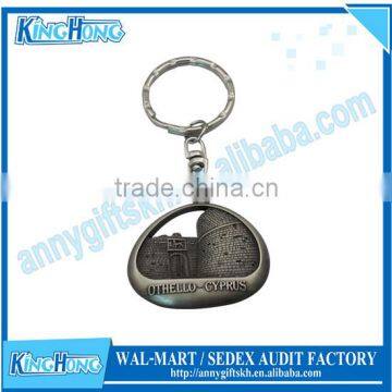 2015 3D deisgn make your own logo metal customized key chains