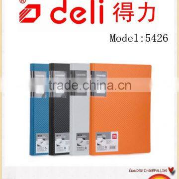 Deli Strong Metallic color folder , A4 folder model 5426 four color