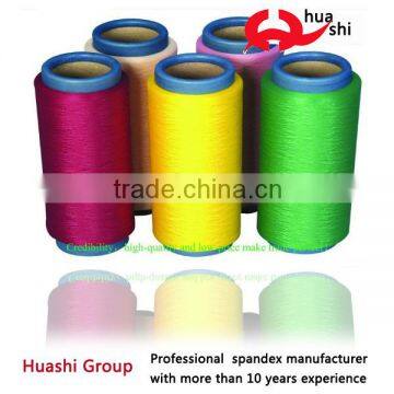 great varieties polyester covered spandex yarn for socks