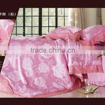 Hot Sale Cheap 100 cotton jacquard bedding set for home textile