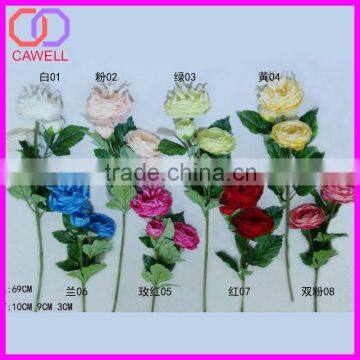 factory direct 3 heads artificial evening rose tree