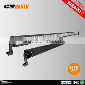 288w led bar light spot flood and combo beam 50 inch 288w led light bar off road 288W