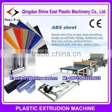 PP PET PVC Plastic sheet extruder machine