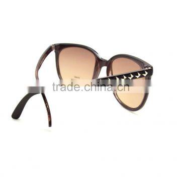 cool rivet fashion sunglass brown glasses personalized sunglasses