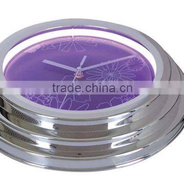 12 Inch Chrome Neon Clock 2015 photo-2