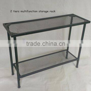 Heavy Duty Metal Mesh Type Iron Storage Rack