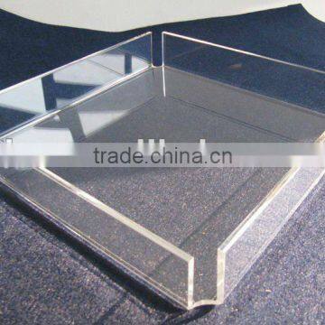 5mm clear acrylic serving pallet