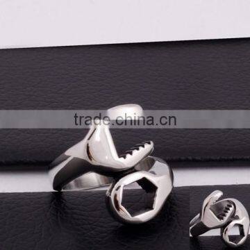 Fashion Cute Stainless Steel Rose Gold Diamond Ring photo-3
