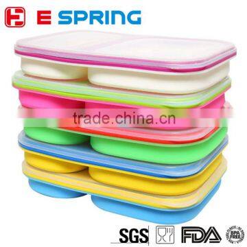 Fashion High Capacity Dinnerware Sets Silicon Food Container