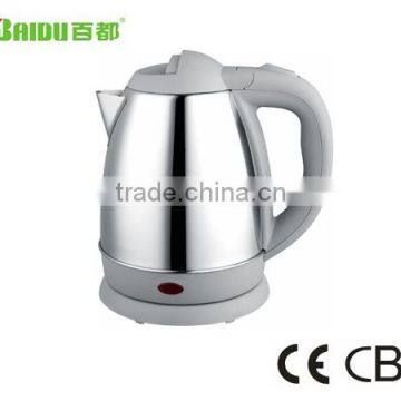Baidu Manufacture Super Hotel Supplies 1.2L Stainless Steel Kettle Electric Hot Sale in the World photo-6