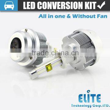 Factory wholesale car h3 led headlight bulbs without fan