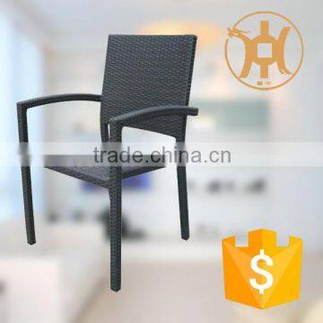 HC-J045 stacking simple rattan chair rattan bistro chair