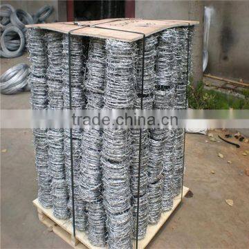 Used galvanized barbed wire for sale/pvc coated barbed wire price weight per ton