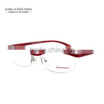 Extremely Light Red /Purple /Orange Wholesale Fashion Unisex Optical Eyeglasses Frame made of Aluminum MOD1141