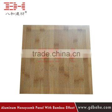 Decorative wooden wall panel aluminium honeycomb panel