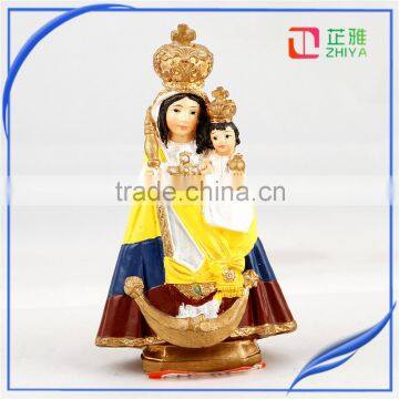 Factory price custom religious luminous milagrosa mary figures