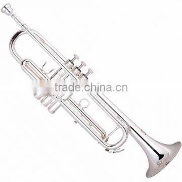 Silver Plated Trumpet Cheap Price Brass Body Material