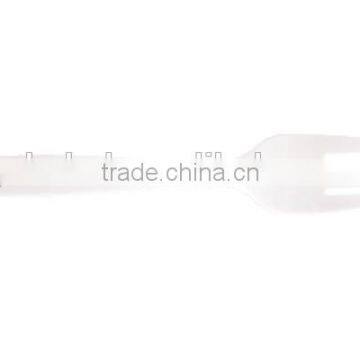 four teeth crystal fork plastic fork