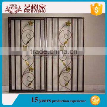 used wrought iron window grills design / iron window grill price for sale