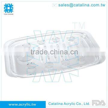 Taiwan Manufacturer High Quality Acrylic Barware Serving Tray