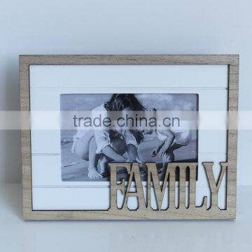 beaded, natural and decorative wall-hung type wooden photo frame