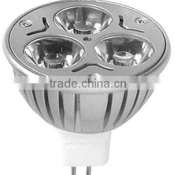 MR16 12V 3*1W led spotlight dichroic CE/ROHS