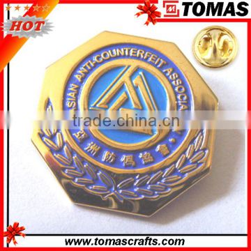 Wholesale metal custom made button collar badge