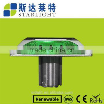 Green Energy Power red 4led road side reflective road stud
