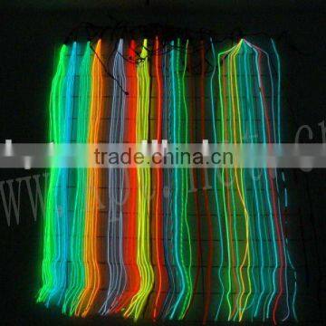 1.2mm high brightness neon el wire multi-color