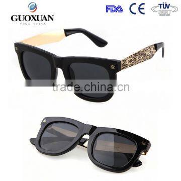 Black sunglasses Metal Temple copy-Acetate polar glare sunglasses Branded Sunglasses