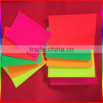 SELF ADHESIVE FLUORESCENT STICKER PAPER SHEET photo-2