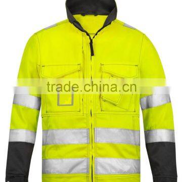 Heavy Duty High-Vis Reflective Safety Jacket