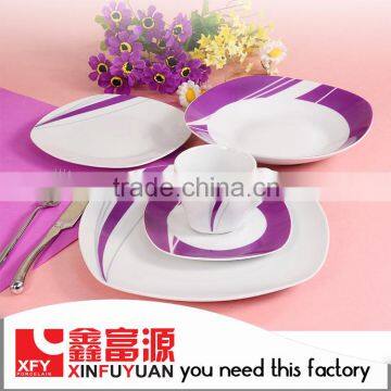 High Quality dubai ceramic Porcelain Dinner Set