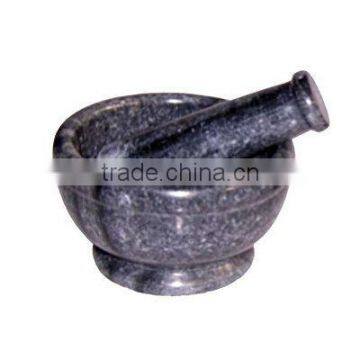 Stone mortar and pestle