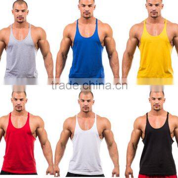 MEN'S JERSEY GYM TANK- Cotton Gym Singlet