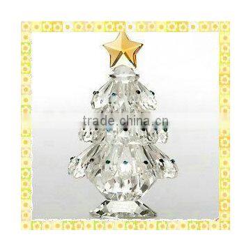 Handcrafted Choice Mini Clear Crystal Christmas Tree For 2014 Christmas Gifts