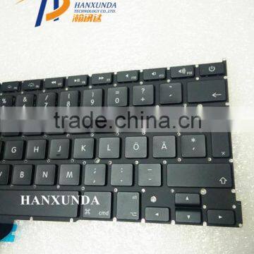 Wholesale 100% NEW Original for RMBP Pro Retina 13 Inch A1502 Sweden Keyboard