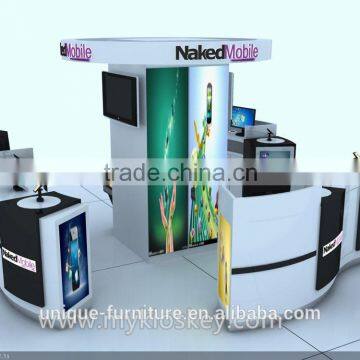 Custom made telephone display stand for mobile phone and conputer for sale