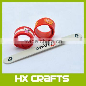 Promotional Wholesale Cheap Custom Silicone Slap Bracelet