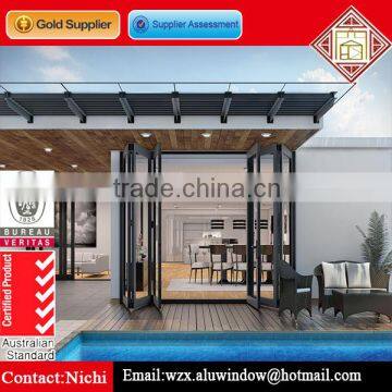 Hot Sell Best Design Customize Aluminum Glass Bi Fold Doors